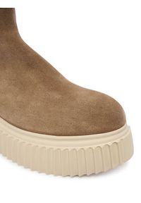 AGL Botki Milagros D751503PGKI014G588 Brązowy. Kolor: brązowy. Materiał: skóra, zamsz #2