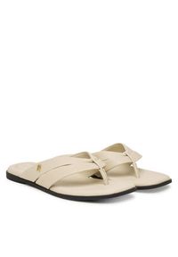 TOMMY HILFIGER - Tommy Hilfiger Japonki FW0FW09216 Écru. Materiał: skóra #6