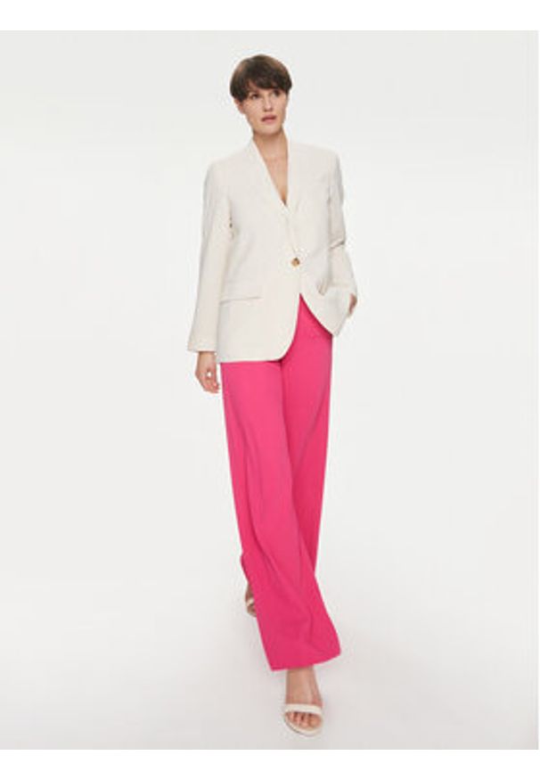 Silvian Heach Spodnie materiałowe Pallis GPP24002PA Różowy Wide Leg. Kolor: różowy. Materiał: syntetyk