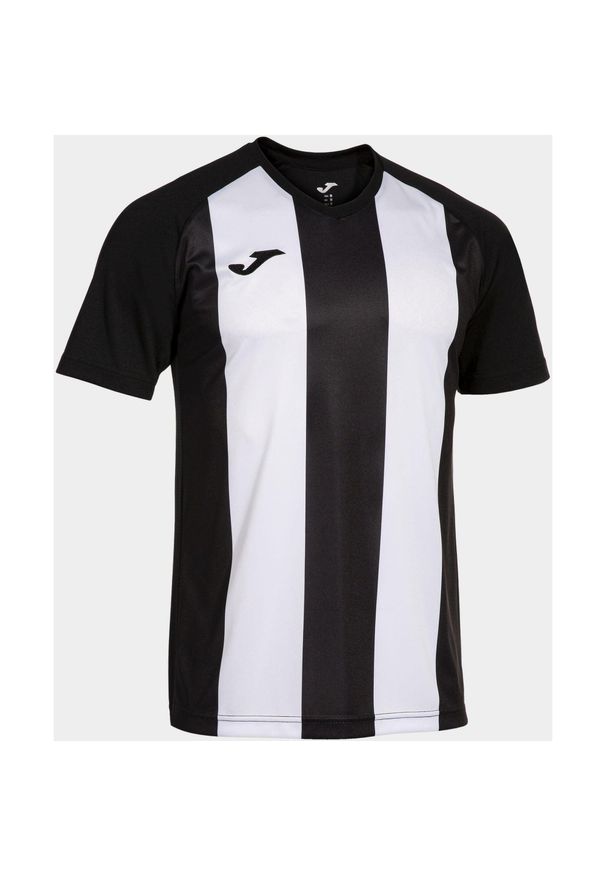 T-shirt Joma Inter IV Czarny i Biały - Sportowy i Oddychający. Kolor: czarny, biały, wielokolorowy. Materiał: poliester. Sport: piłka nożna