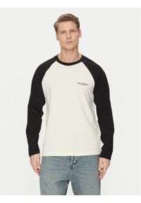Jack & Jones Longsleeve Boston 12272977 Czarny Relaxed Fit. Kolor: czarny. Materiał: bawełna. Długość rękawa: długi rękaw