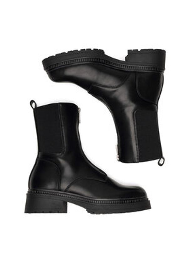 Jenny Fairy Botki WYL3469-5 Czarny. Kolor: czarny. Materiał: materiał