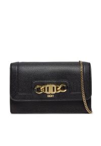 DKNY Torebka Valencia R34GHB35 Czarny. Kolor: czarny. Materiał: skórzane