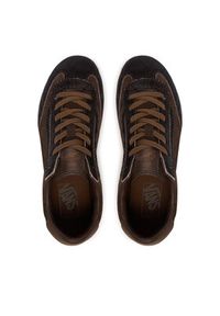 Vans Sneakersy Super Lowpro VN000D83BRO1 Brązowy. Kolor: brązowy. Materiał: zamsz, skóra #5