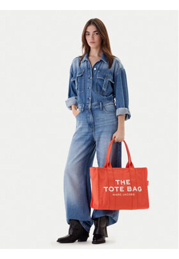MARC JACOBS - Marc Jacobs Torebka The Canvas Large Tote Bag M0016156 Pomarańczowy. Kolor: pomarańczowy