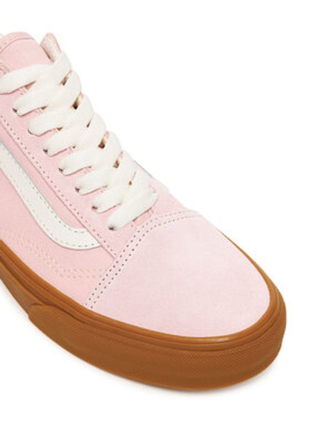 Vans Tenisówki Old Skool VN000D9YRWZ1 Różowy. Kolor: różowy. Materiał: skóra, zamsz