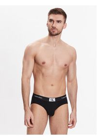 Calvin Klein Underwear Komplet 3 par slipów 000NB3527A Czarny. Kolor: czarny. Materiał: bawełna #3