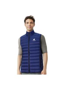 FJORK MERINO - Bezrękawnik puchowy męski Merino Nordend. Kolor: niebieski. Materiał: poliamid, puch, wełna. Długość rękawa: bez rękawów