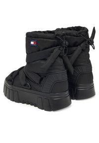 Tommy Jeans Śniegowce Tjw Chunky Snow Boot Nylon EN0EN02842 Czarny. Kolor: czarny. Materiał: materiał #4