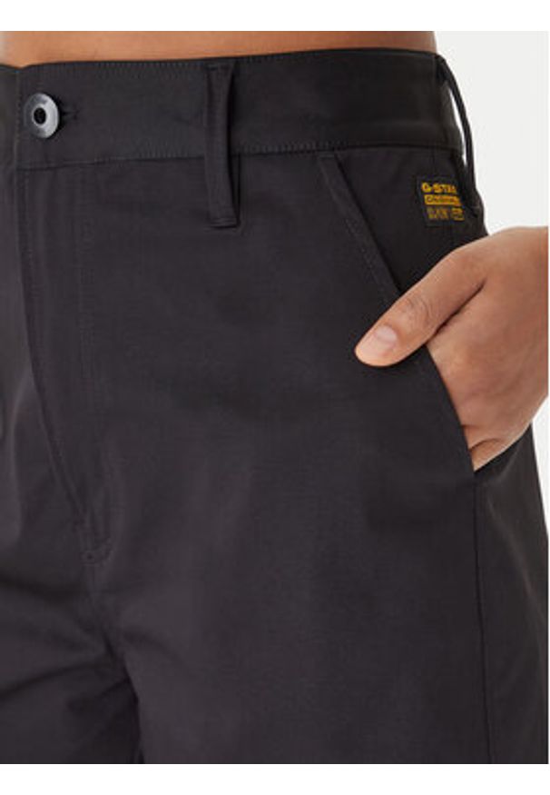 G-Star RAW - G-Star Raw Szorty materiałowe D29089-5126 Czarny Regular Fit. Kolor: czarny. Materiał: bawełna