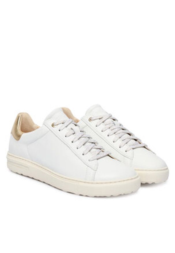 Birkenstock Sneakersy Bend Low 1030162 Biały. Kolor: biały. Materiał: skóra