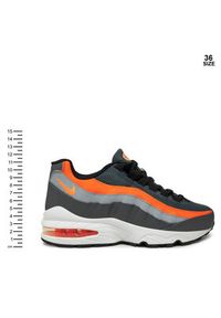 Nike Sneakersy Air Max '95 (GS) 905348 033 Szary. Kolor: szary. Materiał: skóra. Model: Nike Air Max #7