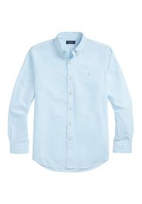 Polo Ralph Lauren Koszula 710968913005 Błękitny Custom Fit. Typ kołnierza: polo. Kolor: niebieski. Materiał: bawełna