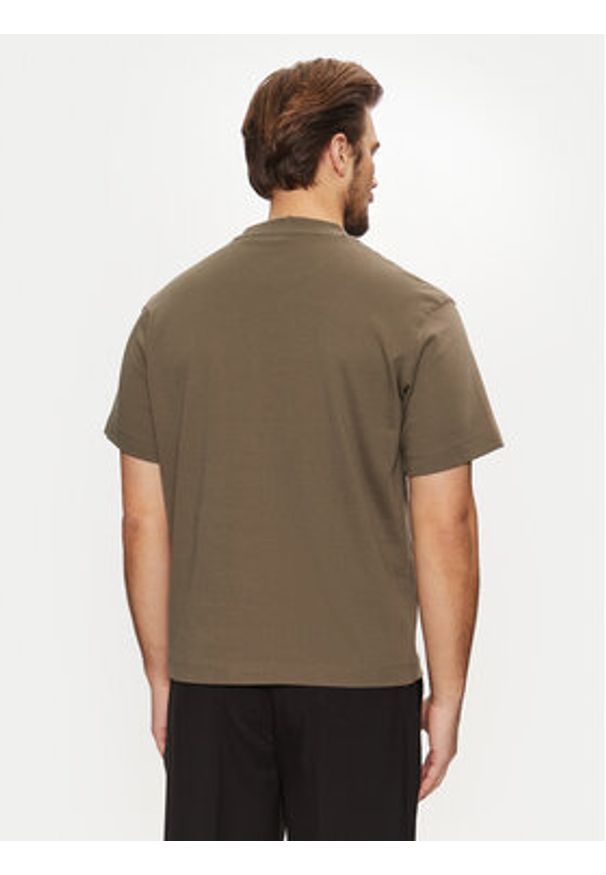 Jack & Jones T-Shirt Urban Edge 12254412 Khaki Loose Fit. Kolor: brązowy. Materiał: bawełna