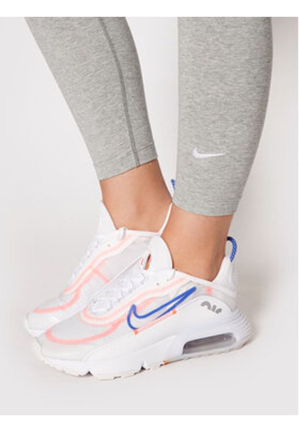 Nike Legginsy Sportswear Essential CZ8532 Szary Slim Fit. Kolor: szary. Materiał: syntetyk