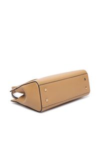 TOMMY HILFIGER - Tommy Hilfiger Torebka Th Modern Mini Satchel AW0AW18726 Brązowy jasny. Kolor: brązowy. Materiał: skórzane #6