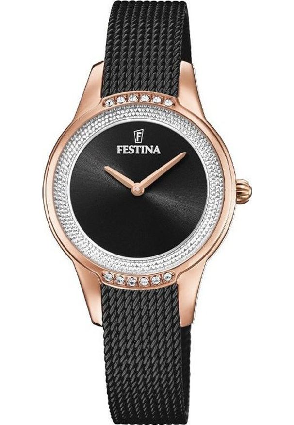 Zegarek Festina Zegarek damski Festina F20496-2 czarny. Kolor: czarny