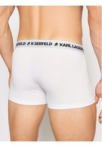 Karl Lagerfeld - KARL LAGERFELD Komplet 3 par bokserek Logo Trunks 211M2102 Biały. Kolor: biały. Materiał: bawełna