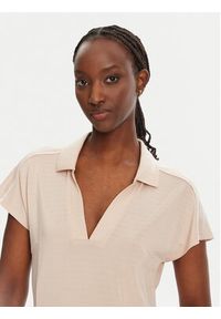 Liu Jo Sport T-Shirt TA5183 J4883 Beżowy Regular Fit. Kolor: beżowy. Materiał: wiskoza. Styl: sportowy