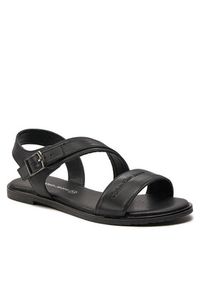 Calvin Klein Jeans Sandały Flat Sandal V3A2-80825-1688 S Czarny. Kolor: czarny. Materiał: skóra #3
