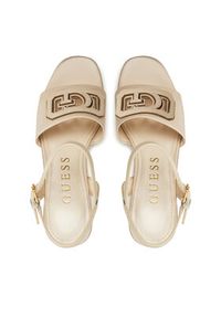 Guess Espadryle FLJFML LEA03 Beżowy. Kolor: beżowy. Materiał: skóra #6