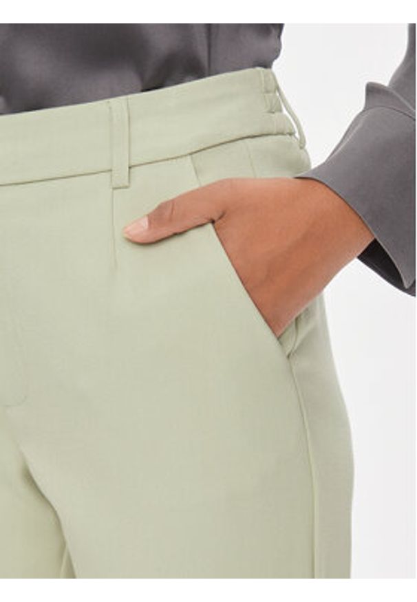 Vila Chinosy Varone 14087406 Zielony Slim Fit. Kolor: zielony. Materiał: syntetyk