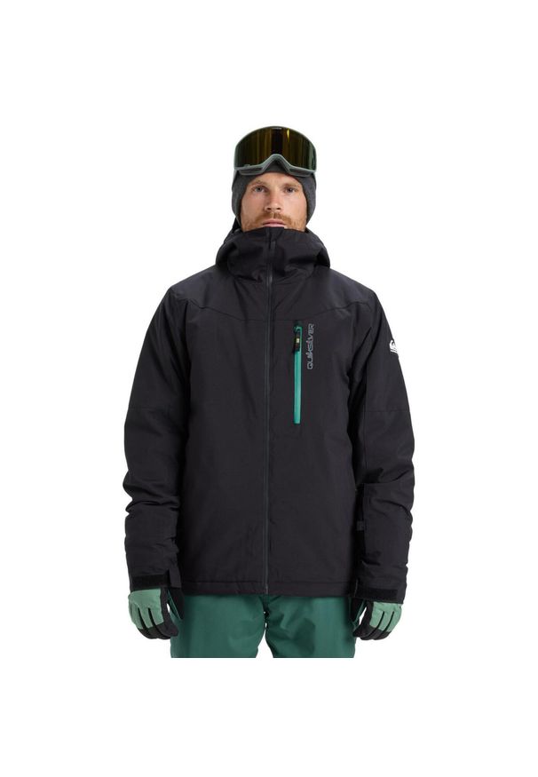 Quiksilver - Kurtka do sportów zimowych techniczna dla Mężczyzn TITANO. Kolor: czarny. Materiał: poliester. Sezon: zima. Sport: narciarstwo
