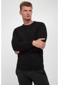 Armani Exchange - Sweter męski wełniany ARMANI EXCHANGE. Materiał: wełna #1