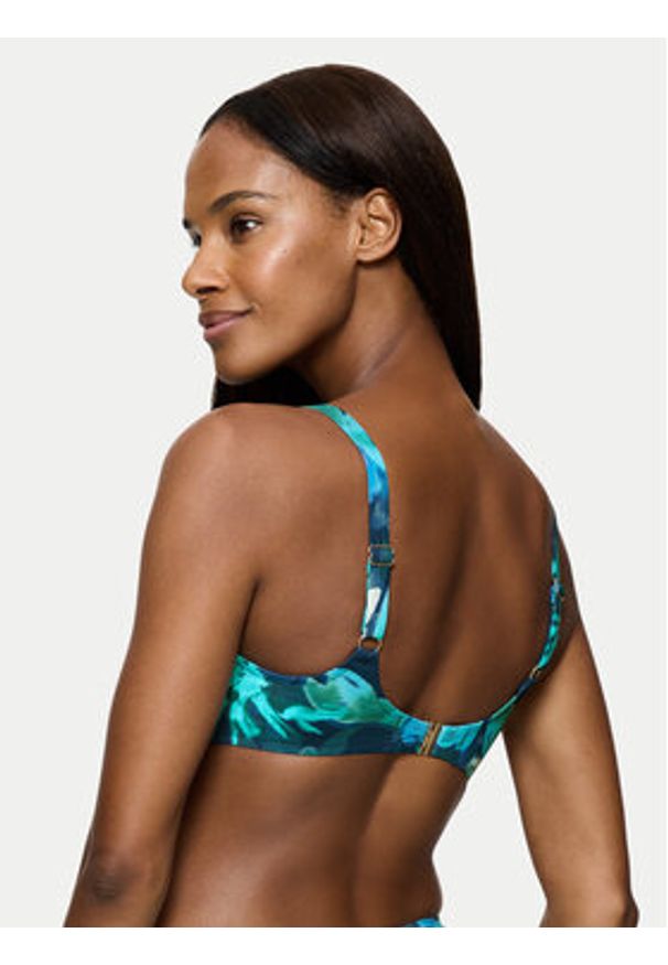 Triumph Góra od bikini Summer Fleur 10222301 Niebieski. Kolor: niebieski. Materiał: syntetyk