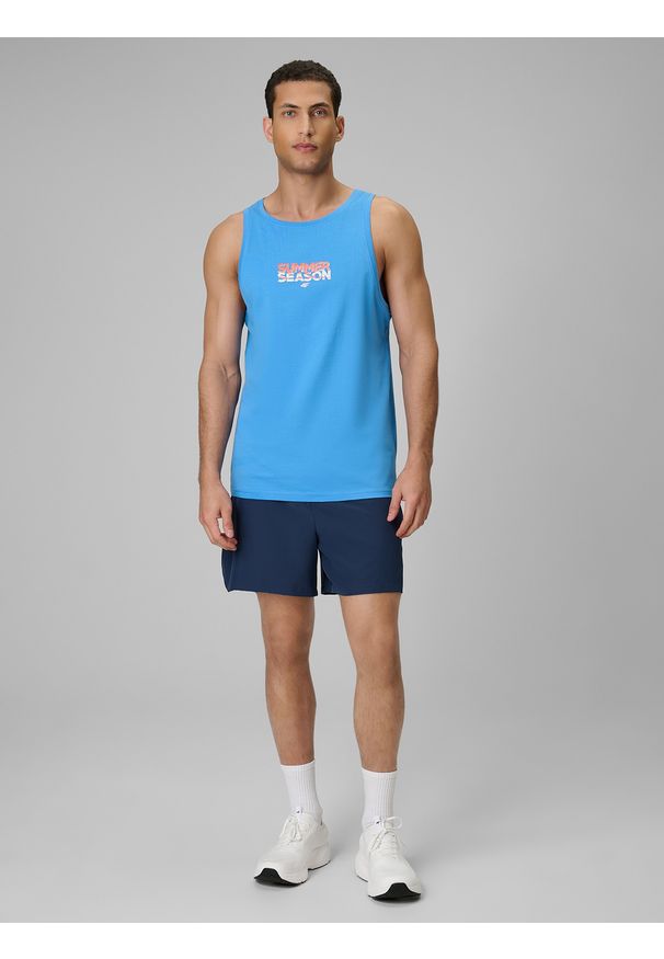 4f - 4F Spodenki plażowe boardshorty męskie - granatowe XXL. Kolor: niebieski. Materiał: materiał