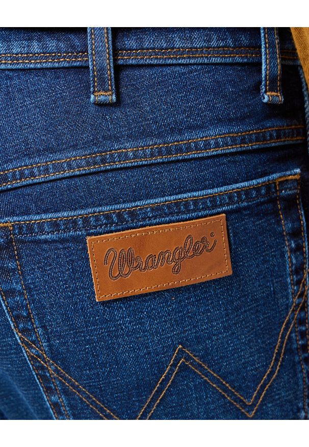 Wrangler - WRANGLER MĘSKIE SPODNIE JEANSOWE TEXAS SLIM MIDNIGHT HAZE 112356811 W12S008856