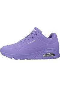 skechers - Tenisówki Skechers Model Uno -stand On Air Kolor Fioletowy. Kolor: fioletowy. Materiał: syntetyk, tkanina. Model: Skechers Sport. Sport: turystyka piesza