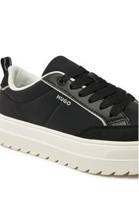 Hugo - HUGO Sneakersy Lyssa 50536343 Czarny. Kolor: czarny. Materiał: skóra