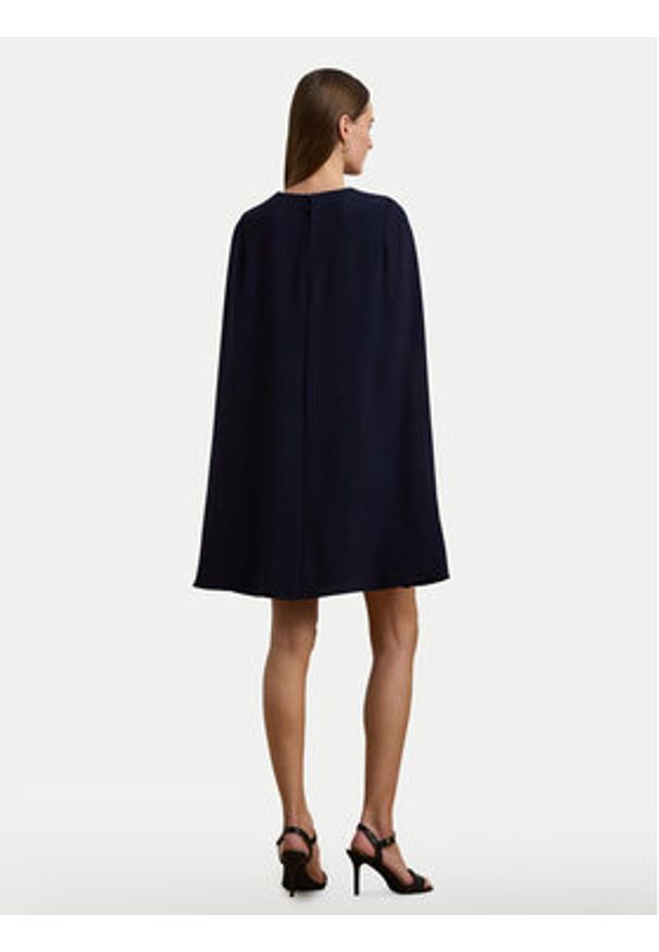 Lauren Ralph Lauren - LAUREN RALPH LAUREN Sukienka koktajlowa 253963624002 Granatowy Slim Fit. Kolor: niebieski. Materiał: syntetyk. Styl: wizytowy