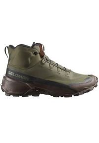 salomon - Buty trekkingowe męskie Salomon Cross Hike Tracker Gtx. Wysokość cholewki: za kostkę. Zapięcie: sznurówki. Kolor: wielokolorowy. Materiał: materiał. Szerokość cholewki: normalna. Technologia: Gore-Tex