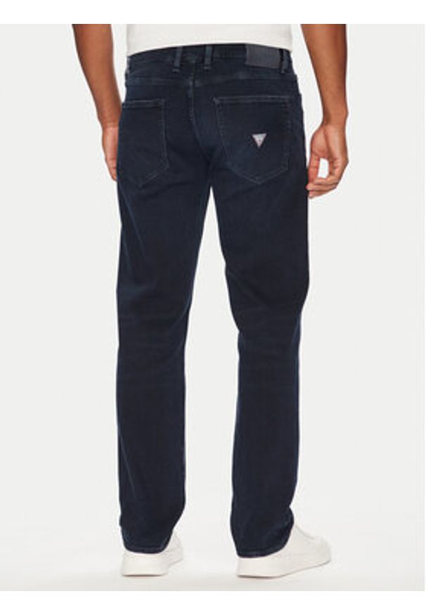 Guess Jeansy M5YAN2 D5Q91 Granatowy Slim Fit. Kolor: niebieski