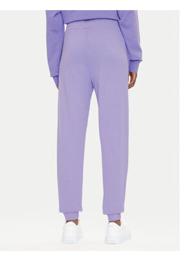 Hugo Spodnie dresowe Nelfinia 50522417 Fioletowy Regular Fit. Kolor: fioletowy. Materiał: bawełna