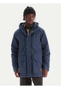 DC Parka Juryfield EDYJK03262 Granatowy Regular Fit. Kolor: niebieski. Materiał: bawełna