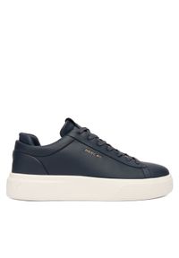 Replay - REPLAY Sneakersy GMZ7O .000.C0001L Granatowy. Kolor: niebieski. Materiał: skóra