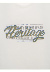 Big-Star - Koszulka męska z nadrukiem biała Keren 100. Kolor: biały. Materiał: bawełna. Wzór: nadruk #2