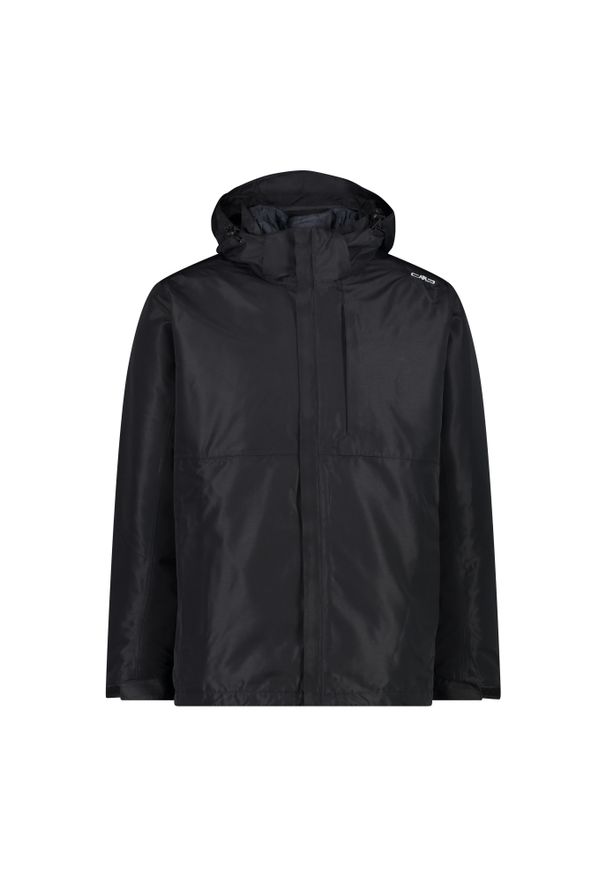 Kurtka męska turystyczna CMP 33Z1577D. Kolor: czarny, wielokolorowy, biały. Sport: turystyka piesza