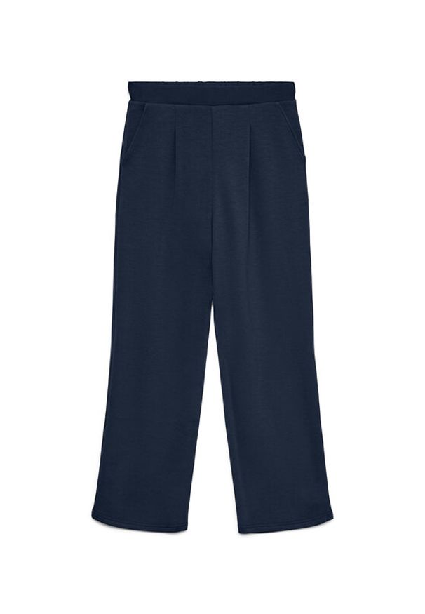 Vero Moda Spodnie materiałowe Hali 10339404 Granatowy Straight Fit. Kolor: niebieski. Materiał: syntetyk