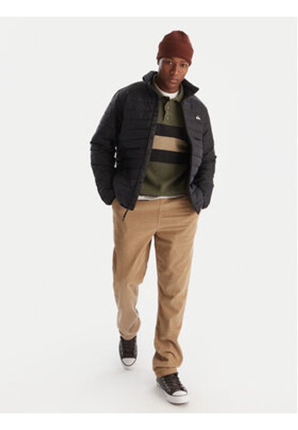 Quiksilver Kurtka przejściowa Scaly Fz EQYJK04190 Czarny Regular Fit. Kolor: czarny. Materiał: syntetyk