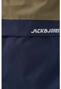 Jack & Jones kurtka męska kolor zielony przejściowa. Okazja: na co dzień. Kolor: zielony. Materiał: poliester. Styl: casual #4