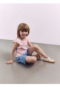 Reserved - Trampki na rzepy barefoot - kremowy. Zapięcie: rzepy. Kolor: kremowy. Materiał: bawełna, materiał #1