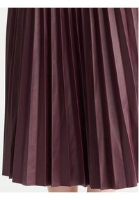 Vero Moda Spódnica z imitacji skóry Bella Holly 10319036 Fioletowy Regular Fit. Kolor: fioletowy. Materiał: skóra #4