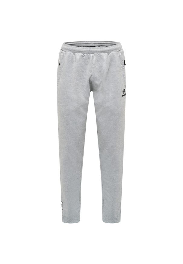 Spodnie sportowe do joggingu Hummel Move Grid. Kolor: szary. Materiał: dresówka. Styl: sportowy