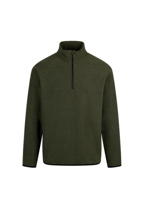 TRESPASS - Polarowy Top Męski Wetherill. Kolor: zielony. Materiał: polar. Sezon: zima. Styl: sportowy. Sport: turystyka piesza