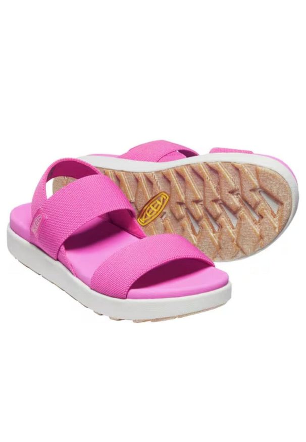 keen - Sandały turystyczne damskie Keen Elle Backstrap. Kolor: różowy. Sezon: lato
