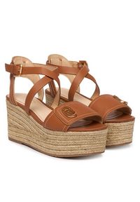 Liu Jo Espadryle Bali 01 SA6083 P0102 Brązowy. Kolor: brązowy. Materiał: skóra #3